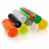 Customized Extrude Fluorescent Colorful Acrylic Tubes